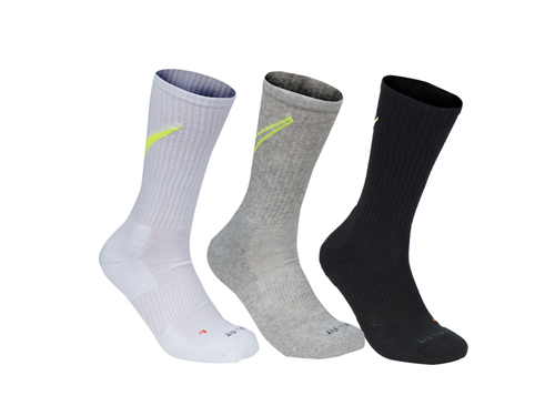 나이키 3PPK 드라이핏 코튼 스우시 HBR 크루 양말(4950917)